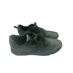 Levis Men's Sneakers Low-Top Shoes Black Mono Chrome Sz: 8.5